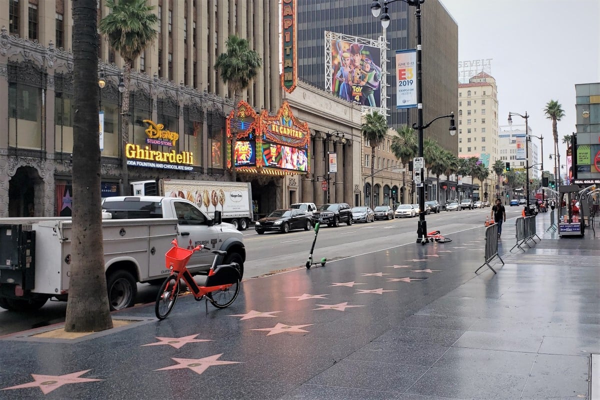 Tour guidato della Hollywood Walk of Fame, Los Angeles, California, Stati Uniti